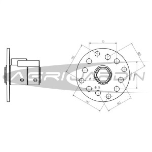 TWO WHEEL TRACTOR SET OF 380º DEGREES CONNECTIONS