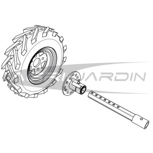 TWO WHEEL TRACTOR SET OF 380º DEGREES CONNECTIONS