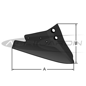 CULTIVATOR REVERSIBLE POINT FOR MOULDBOARD